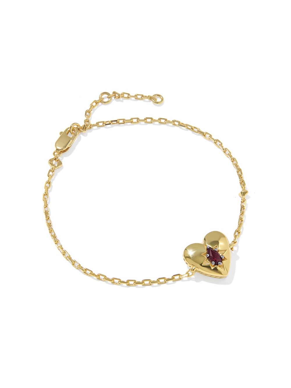 Kendra Scott Bold Heirloom Heart 18k Yellow Gold Vermeil Bracelet
